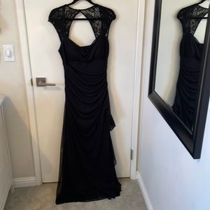 Black long evening gown size 13